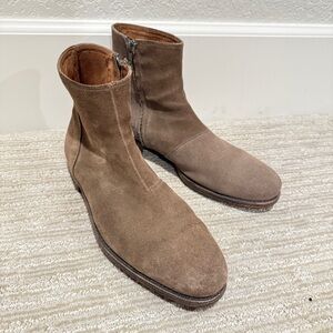 Robert Wayne Men’s Jacob Sand Suede Leather Boots Size 10.5